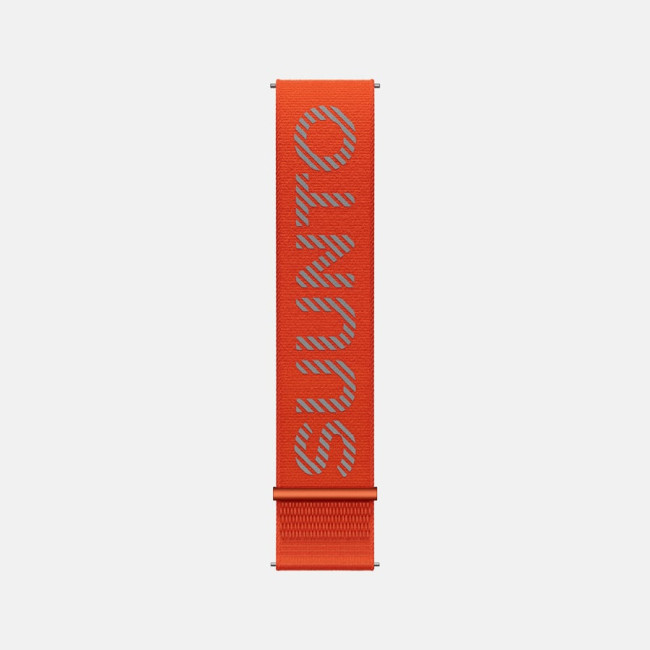 22 TEXTILE STRAP RED