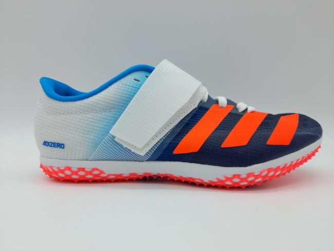 Zapatillas para salto alto con clavos Adizero - Naranja adidas