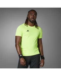 ADIZERO E TEE - VERDE FLUOR - L