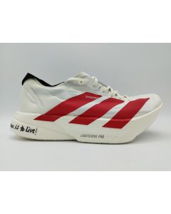 ADIZERO ADIOS PRO 4 - BLANCO-ROJO - 44 2/3