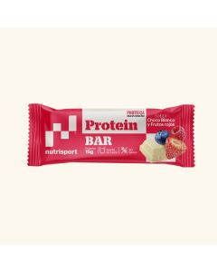 PROTEIN BAR CHOCOLATE BLANCO Y FRUTOS ROJOS