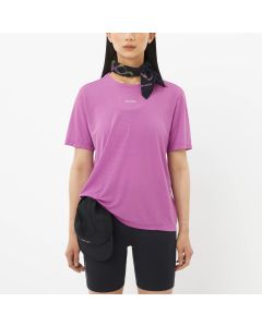SHKOUT CORE SS TEE W - IRIS ORCHID - M