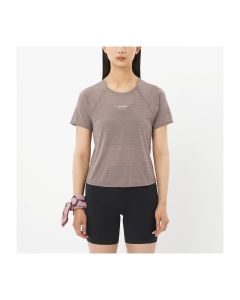 W SHKOUT AIR CROPP SS TEE